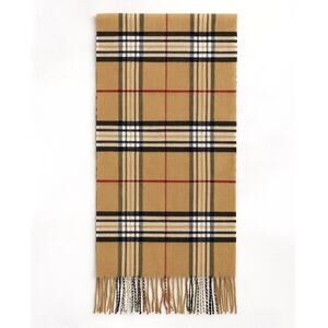 V. Fraas Nova Check Plaid Cashmink Scarf